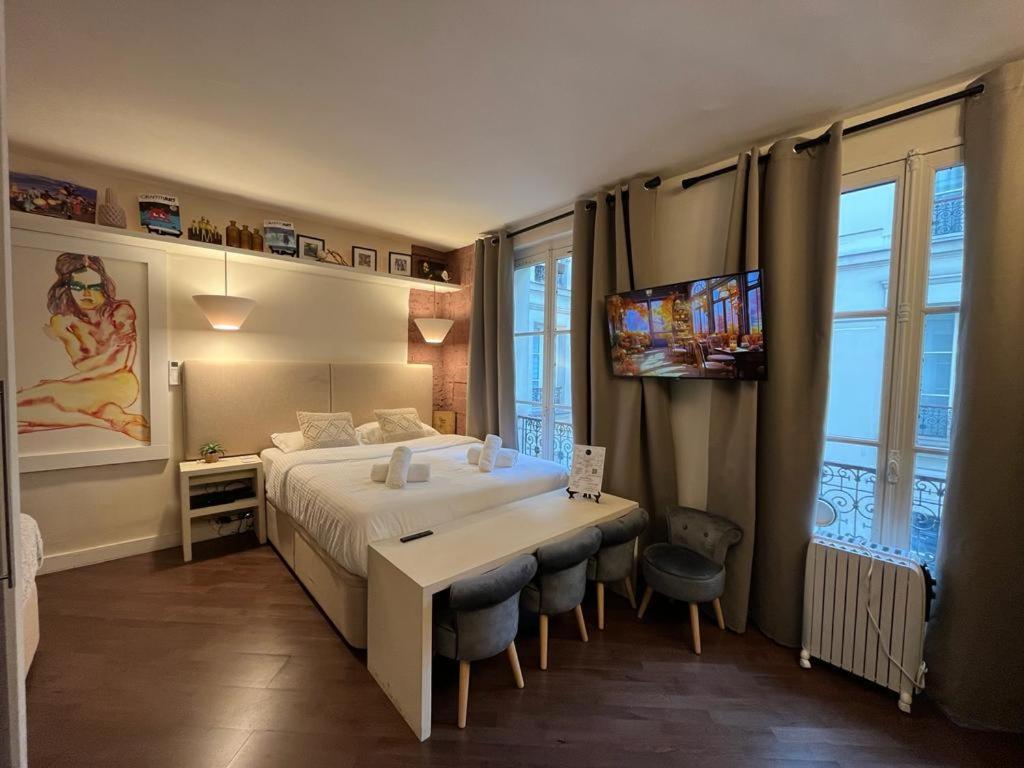 Studio Pompidou - Rue Des Temples 3 Places Apartment Paris Bagian luar foto
