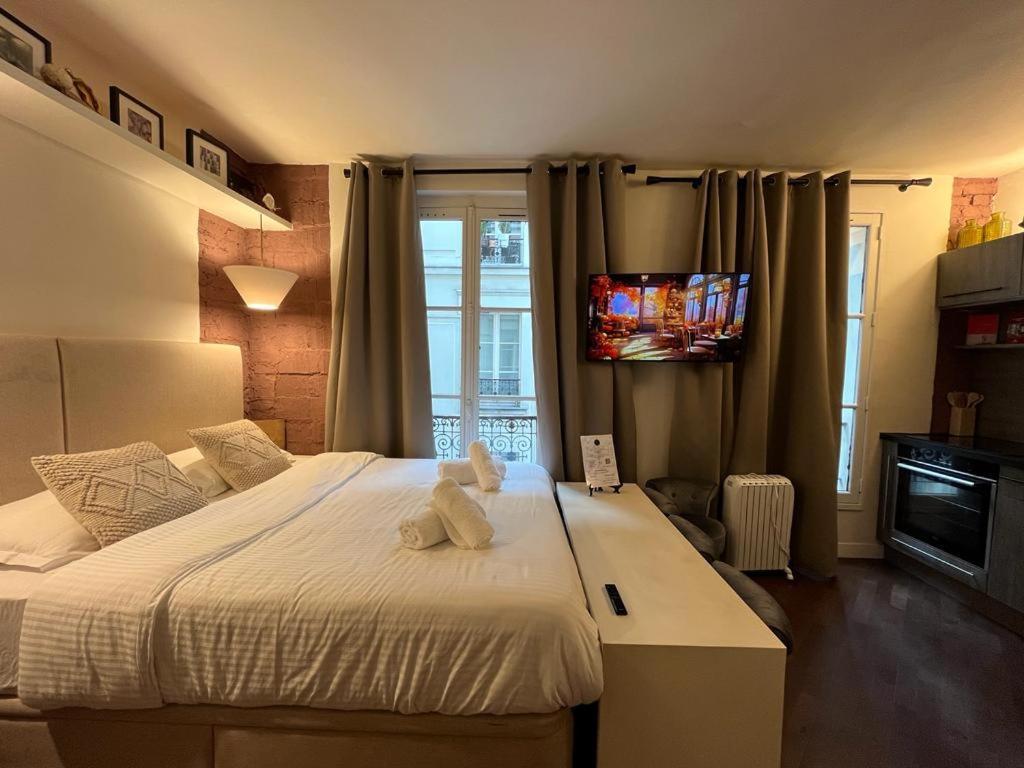 Studio Pompidou - Rue Des Temples 3 Places Apartment Paris Bagian luar foto