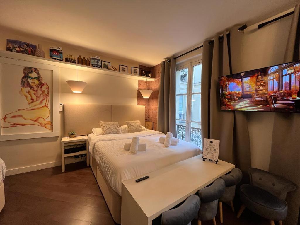 Studio Pompidou - Rue Des Temples 3 Places Apartment Paris Bagian luar foto