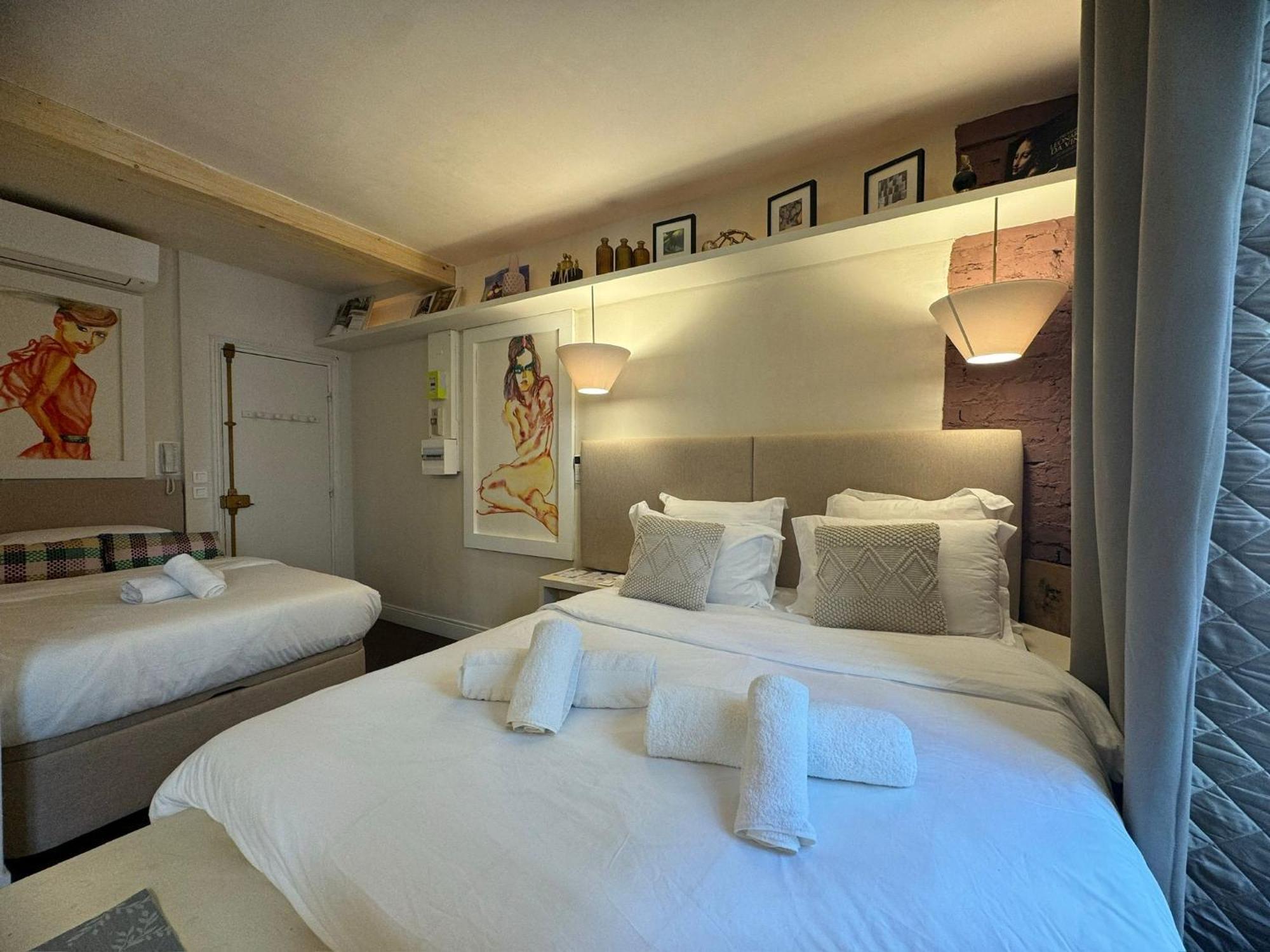 Studio Pompidou - Rue Des Temples 3 Places Apartment Paris Bagian luar foto